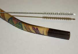 Holly Yerba Mate Handmade Bamboo Bombilla Filtered Drinking Straw