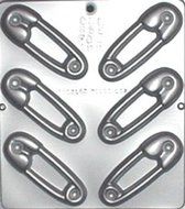 Diaper Pin Chocolate Candy Mold Baby Shower 655