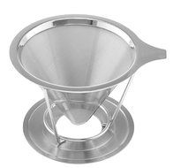 Stainless Steel Coffee Filter with Cup Stand,Reusable Paperless Pour Over Coffee Dripper and Measuring Coffee... N3