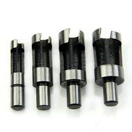 SODIAL(R) 4X Wood Plug Cutter Cutting Woodwork Power Tool Drill Bit Set 6mm 10mm 13mm 16mm N3