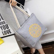 AutumnFall Fashion Cute Printing Women Girls Canvas Bags Shoulder Bag Casual Handbag (Gray) N14