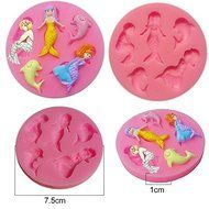 SHINA 1Pc Mermaid DIY 3D Silicone Cake Mold N3