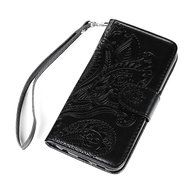 Galaxy S6 Case,Samsung Galaxy S6 Case - Wallet Flip Stand Case Embossed Plants PU Leather Case Shockproof Soft... N18