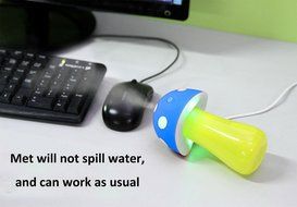 Happy-top&reg; USB Portable Mini 200ml Ultrasonic Humidifier Mushrooms Humidifier Purifier with LED Lighting for Home... N20