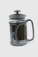 Groovy Peppers, French Coffee Press, Heat-proof Glass &amp; plastic, 27ounce (6 cups) Black