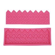 KookieMonsta 3d Silicone Lace Mats for Cake Border Decoration Cake Decorating Mold Fondant Tools