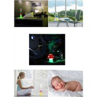Topbeu Creative Mushroom Shape Ultrasonic Cool Mist USB Baby Room Bedroom Spa Car Humidifier with Auto Shut-off... N6