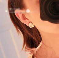 NEW 1 Pair New Fashion Women Elegant Crystal Rhinestone Ear Stud Earrings N4