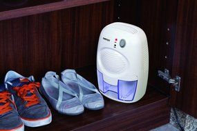 Ivation IVADM10 Powerful Small-Size Thermo-Electric Dehumidifier - for Smaller Room, Cupboard, Basement, Attic... N4
