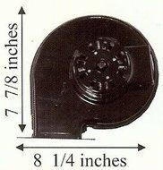 St Croix 80P20001-R Pellet Stove: Combustion/exhaust Blower Fan
