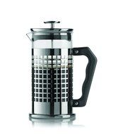 Bialetti 06708 Trendy 8-Cup French Press Coffee Maker, Stainless Steel, Silver