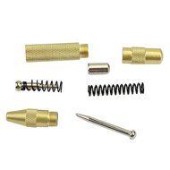 TOOGOO(R) Brass Yellow Automatic Center Punch Spring Loaded Chrome Rivet Screw Auto Mark Hole Length 127mm N5