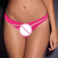 Underwear, PHOTNO Women Bandage Open Crotch Crotchless Panties Thong V-string Lingerie Underwear N2