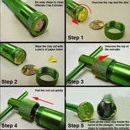 Stainless Steel Sugar Paste Extruder Craft Gun Tips Craft Fondant Cake Sculpture Polymer Clay Tools Random Color