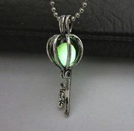 luminous Steampunk Pretty Magic Fairy Locket Glow In The Dark Pendant Necklace