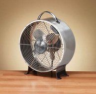 Deco Breeze DBF5349 Retro Metal Fan Stainless