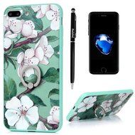 Badalink iPhone 7 Plus Case (5.5") 360 Degree Rotating Ring Holder Kickstand Shockproof Soft TPU Bumper Frame... N11