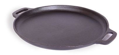 Spiceberry Home Pre-Seasoned Cast-Iron Pizza Pan - 14-Inch