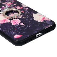 Badalink iPhone 7 Plus Case (5.5") 360 Degree Rotating Ring Holder Kickstand Shockproof Soft TPU Bumper Frame... N19
