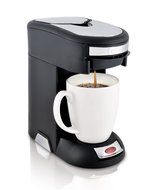 Caf&eacute; Valet Black/Silver Single Serve Coffee Brewer, Exclusively for use with Caf&eacute; Valet Coffee Packs