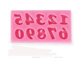 Drhob Stylish numbers Silicone Mould Cake Cookies Decorating Mat Chocolate Baking Mold