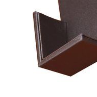Willcome Set of 6 Leather Round Drink Coasters Cup Mats with Coaster Holder for Wine Beer or Any Beverage Use N8