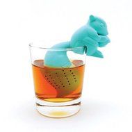 KABOOCHY Squirrel Tea Infuser, Loose Leaf Tea Strainer, blue color
