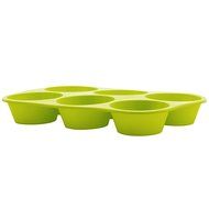 Marathon Housewares KW200010RD Premium Silicone 6 Cup Standard Size Muffin Pan, Red N4