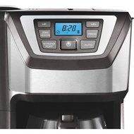 12-Cup, Mill and Brew, Programmable Coffee Maker With Grinder, Gray