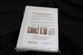 Room Air Conditioner - White, Waterproof Insulating Side Panels- Large Size