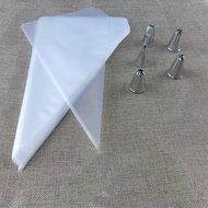 Bilipala 200 Counts Disposable Cake Decorating Pastry Icing Bags, 15 Inches N3