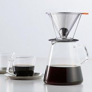 Decembervii Portable Reusable Stainless Steel double mesh Pour Over Coffee Filter with Upgraded Cup Paperless... N2