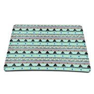 Elonbo TM 8.6 x 7 inches / 220 x 180 mm Cute National Wind Stripe Design Waterproof Neoprene Soft Mouse Pad N7