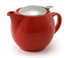 ZEROJAPAN 15oz Round Teapot with SLS Lid and Infuser (Turquoise) N2