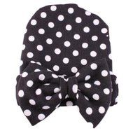 Newborn Baby Girls Toddler Stripe Hospital Cap Infant Comfy Bowknot Beanie Hat N13