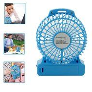 Topwell 4.3-Inch Mini USB 3 Speeds Rechargeable Portable Table Fan Electric Personal Fans 18650 Desktop Fan Hand... N11