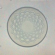 Flexible Resin Mold Crown Chakra 2" x 1/4" Deep