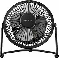 Black Table Desk Fan Durable Workstation Small Space Air Cooling Unit 360&deg; Tilt N4