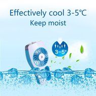 Yoosion Misting Fan Handheld Humidifier 3 Modes Rechargeable Beauty Replenishment Fan Silent Water Supply Spray... N10