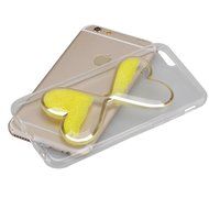 iPhone 4S Case,Phezen Bling Glitter Soft Gel Clear TPU Case for iPhone 4/4S , Glow in the Dark Luminous Heart... N2
