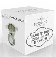 Premium Loose Tea Infuser - Extra Fine Mesh Stainless Steel Strainer - Multi Cup Filter with Coaster Drip Tray...