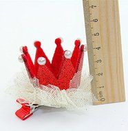 SyGyn(TM) Chic Baby Girls Lace Crown Pearl Princess Hair Clip Hairpin Hair Accessories For Party N5