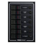 Paneltronics Waterproof DC 7 Position Lighted Rocker &amp; CB