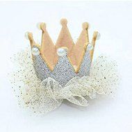 SyGyn(TM) Chic Baby Girls Lace Crown Pearl Princess Hair Clip Hairpin Hair Accessories For Party N6