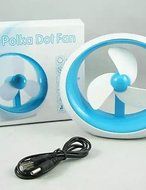 LBLI Novelty USB Mini Fan Dot shape Air Cooler (Assorted Color) , yellow JIAJU-YONGPING #0641 N3