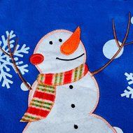 MORECOME Christmas Decoration Christmas Snowman Lid Single Toilet Cover (D)