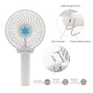 AURIN Electric Handy Fan Mini Portable Fan Foldable Fan with Rechargeable Battery (White) N13