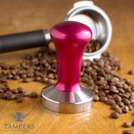 Premium Espresso Coffee Tamper with Stainless Steel Base (Black)