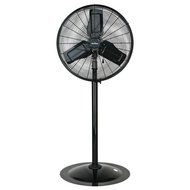 GARRISON 2477840 3-Speed Industrial Oscillating Pedestal Fan with 7700 CFM, 24"