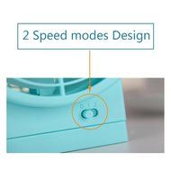 Yoosion Misting Fan Handheld Humidifier 3 Modes Rechargeable Beauty Replenishment Fan Silent Water Supply Spray... N14